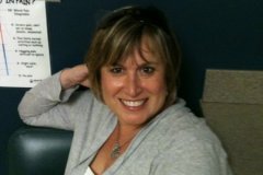 Photos at hospital before and after surgery